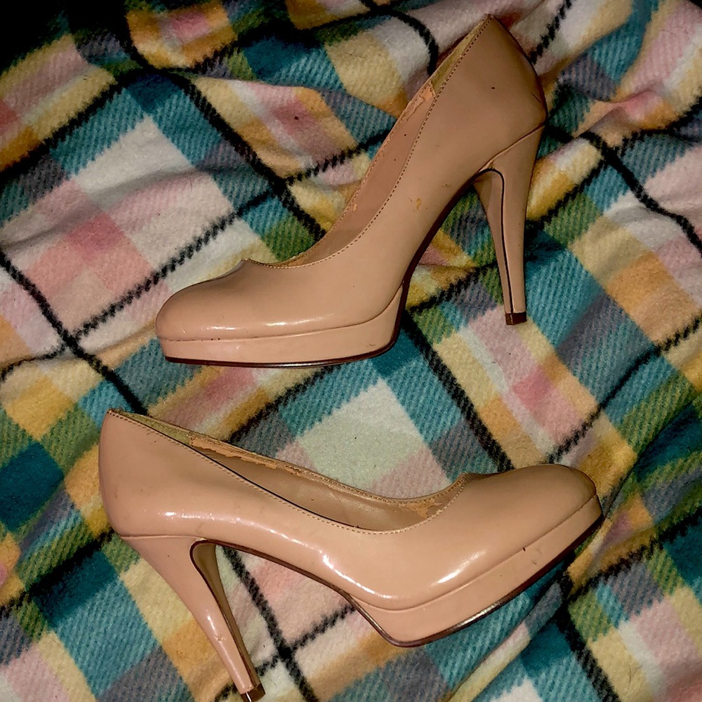 Nude Pump Heels size 9
